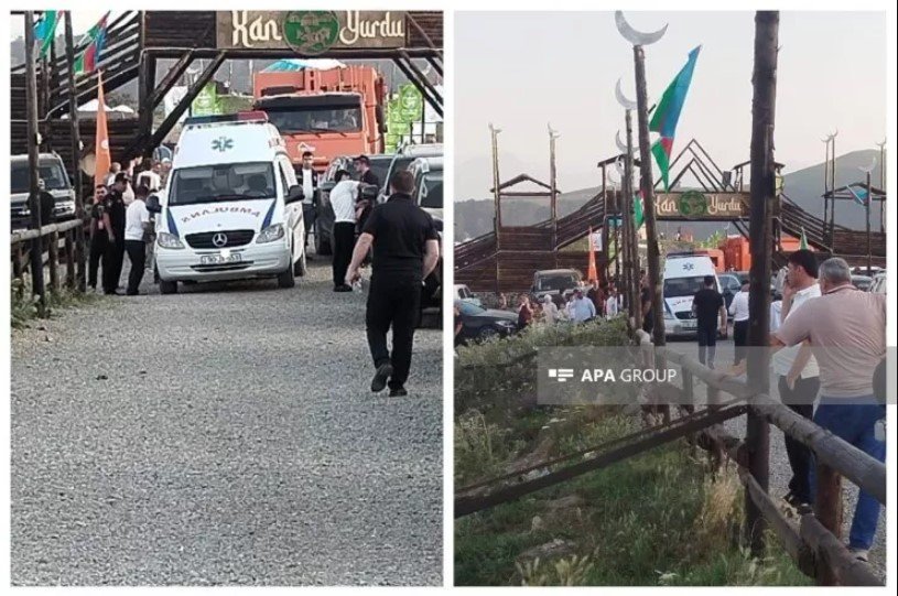 Milli Yaylaq Festivalında səhnə uçdu, yaralılar var
