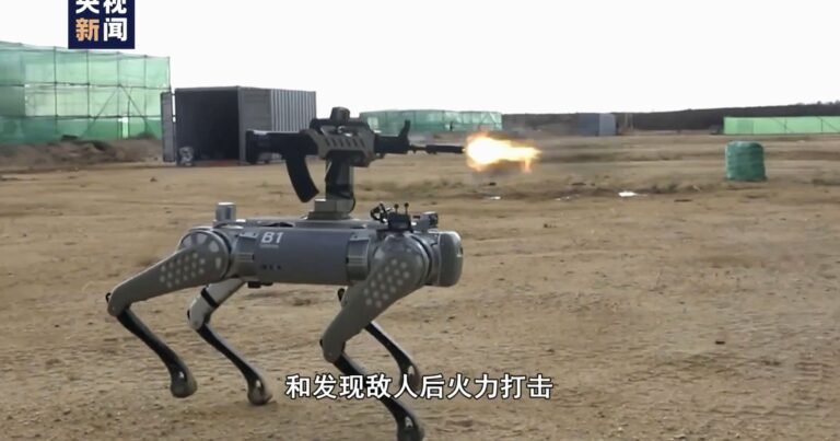 Çin ordusunda yeni dövr: Robot itlər əsgərlərlə təlimdə - VİDEO