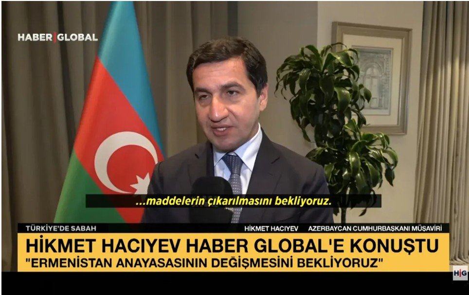 Hikmət Hacıyev "Haber Global"a müsahibə verib