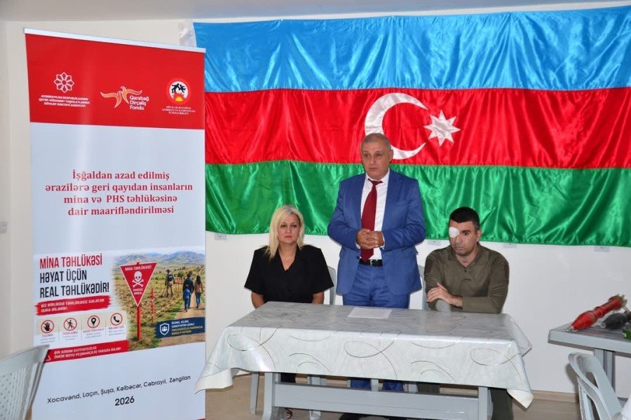 “Minalar Əleyhinə Azərbaycan Kampaniyası” ictimai birliyinin layihəsi davam edir