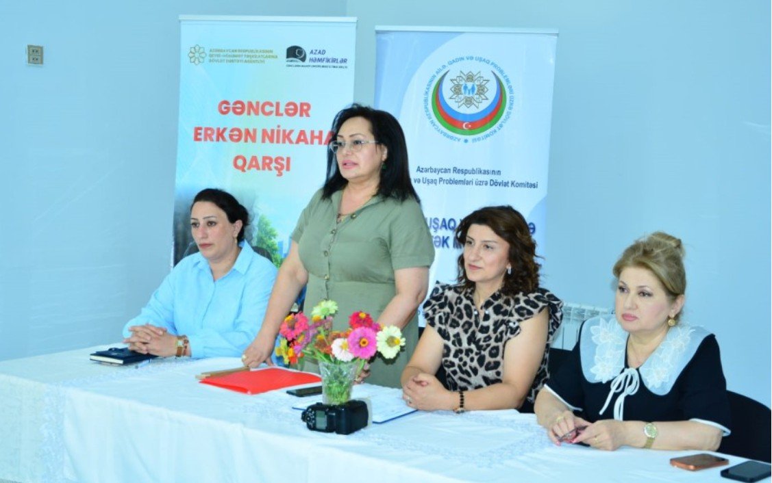 "Gənclər erkən nikaha qarşı" layihəsi çərçivəsində 2 günlük təlim-seminar keçirilib