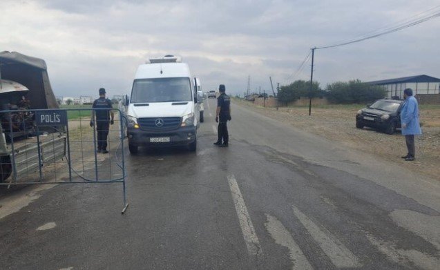 Samuxun Alıuşağı kəndində nəzarət postu quruldu - FOTO