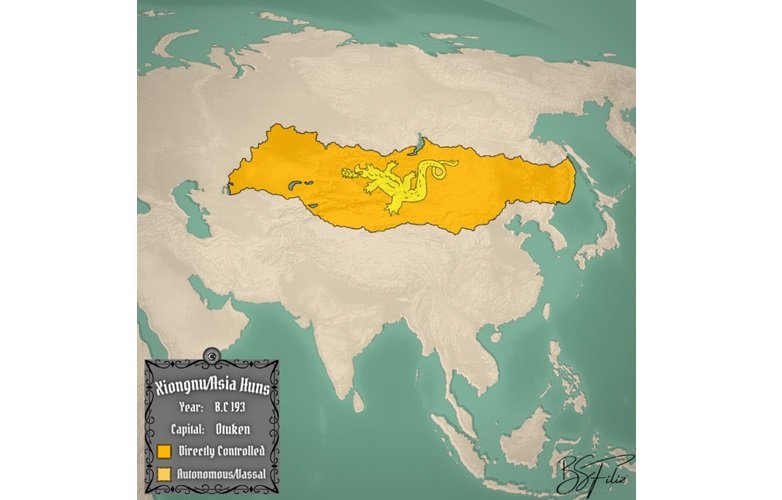 Tarixin möhürü – Böyük Hun İmperiyası