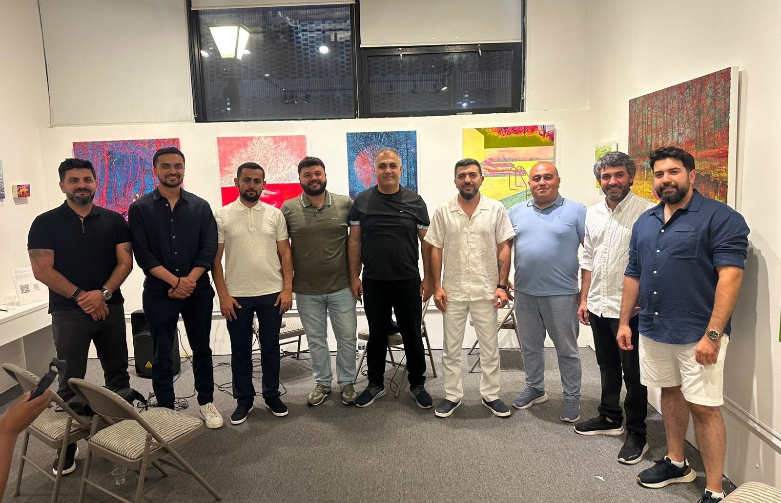 Vaşinqtonda “Tənhalığın Sədaları” adlı rəsm sərgisi keçirilib – FOTOLAR