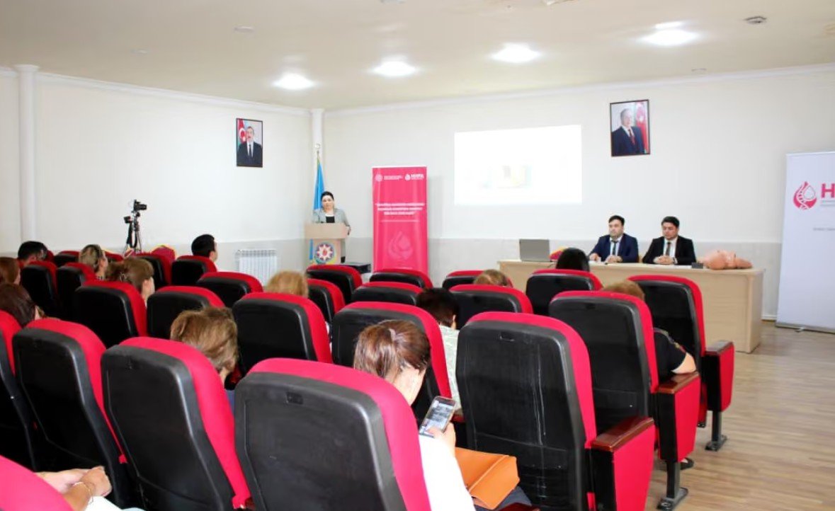 Gəncədə hemofiliya xəstəliyinin müasir müalicəsinə həsr olunmuş elmi-praktik seminar keçirilib