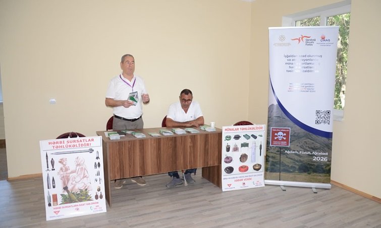 Ağdam rayonunda mina təhlükəsizliyinə daur maarifləndirmə tədbirləri davam etdirilir