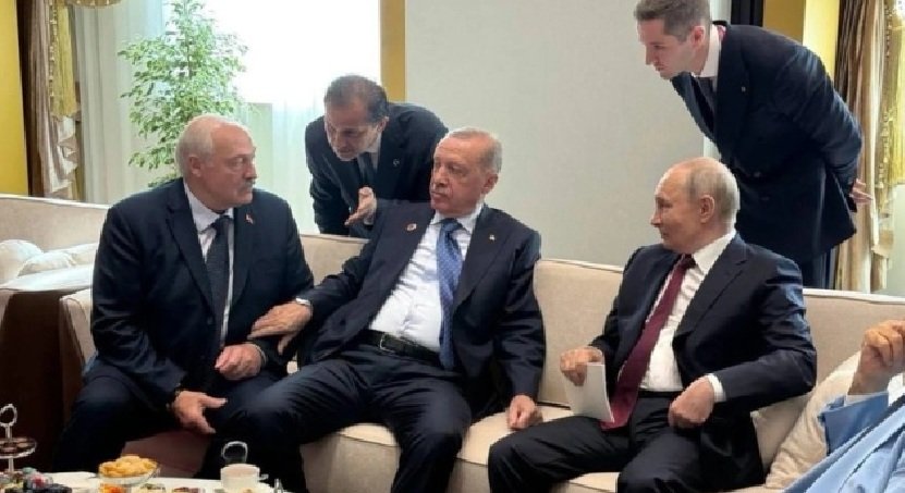 Ərdoğan Bişkekdə Putin və Lukaşenko ilə görüşdü