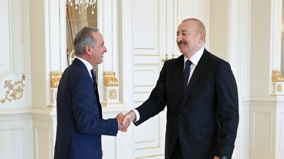 ATƏT Parlament Assambleyasının prezidenti İlham Əliyevin QƏBULUNDA – FOTO