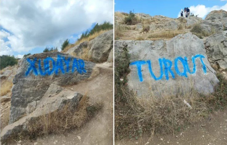 Şuşa qayalarını "xatirə dəftəri"nə çevirən şəxslər CƏZALANDIRILDI