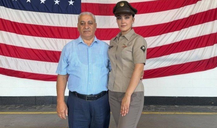 Azərbaycanlı jurnalistin qızı Amerika ordusunda xidmət edir - FOTO