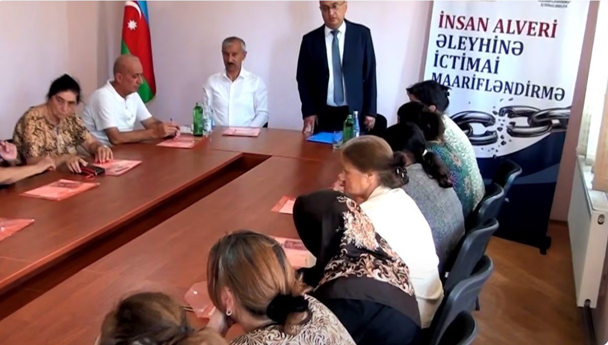 “İnsan alveri əleyhinə ictimai maarifləndirmə” layihəsi çərçivəsində növbəti tədbir Mingəçevirdə keçirilib