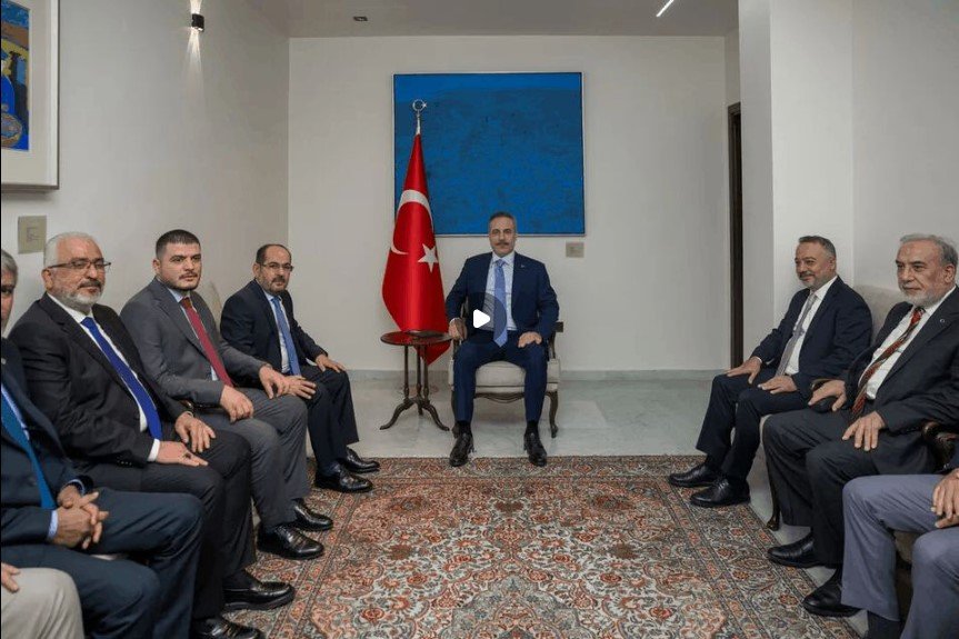 Şam’da Kritik Buluşma: Hakan Fidan, Suriye Türkmen Meclisi Heyetiyle Görüştü