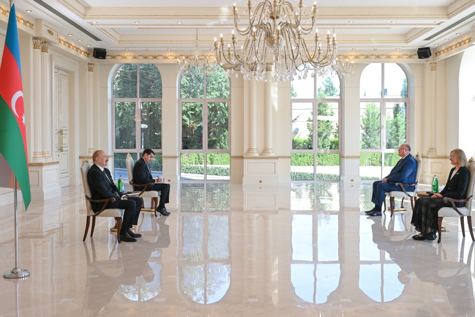 Estoniyanın yeni səfiri İlham Əliyevin QƏBULUNDA – FOTO