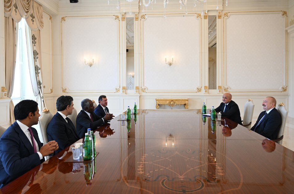 Prezident “Global Infrastructure Partners” şirkətinin rəhbərini qəbul etdi – FOTO