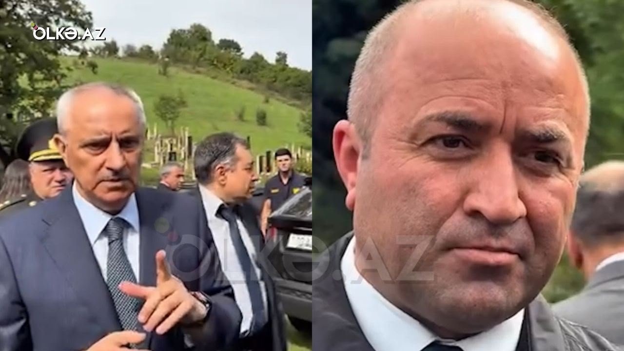 İcra başçısı məmuru qəbiristanlıqda danladı: “Camaatın ağzından vurmayın” - VİDEO