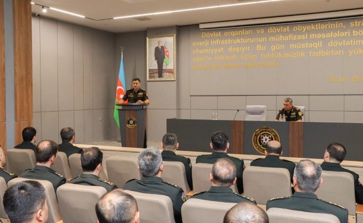 Strateji Obyektlərin Mühafizəsi Dövlət Agentliyində Anım Günü ilə bağlı tədbirlər keçirilib - FOTOLAR