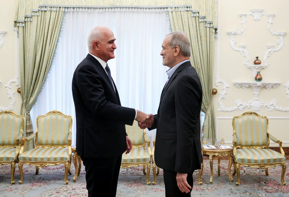 Şahin Mustafayev Pezeşkianla görüşüb