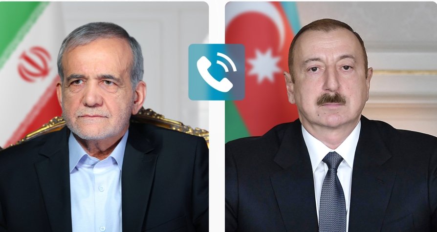 İlham Əliyev Məsud Pezeşkiana zəng etdi
