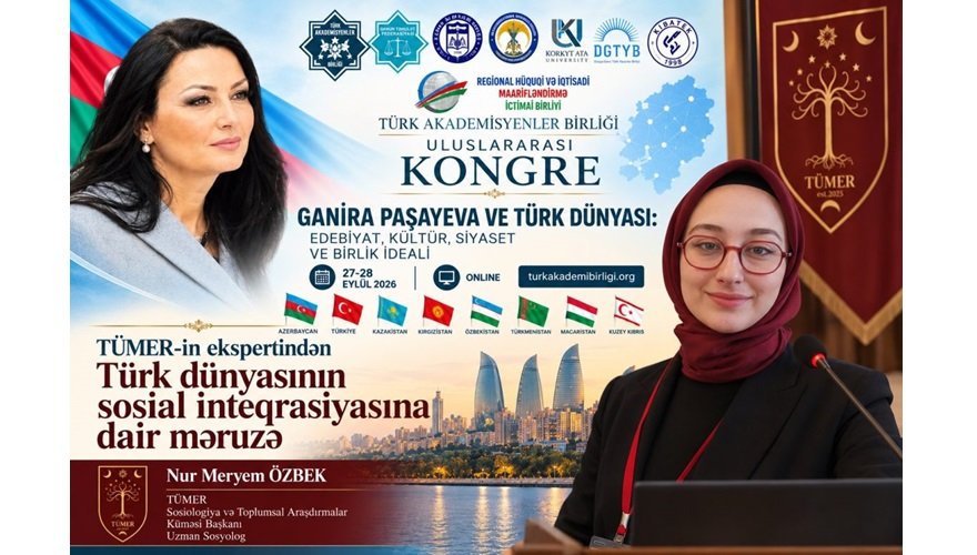 TÜMER eksperti Nur Meryem Özbek beynəlxalq konqresdə məruzə edib