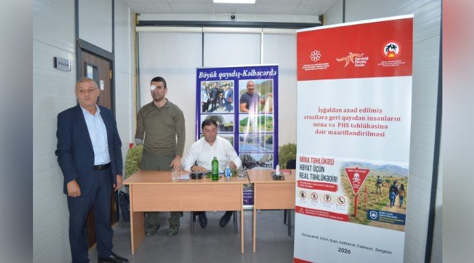 “Minalar Əleyhinə Azərbaycan Kampaniyası” İB-nin layihəsinin sonuncu tədbiri Kəlbəcərdə həyata keçirilib