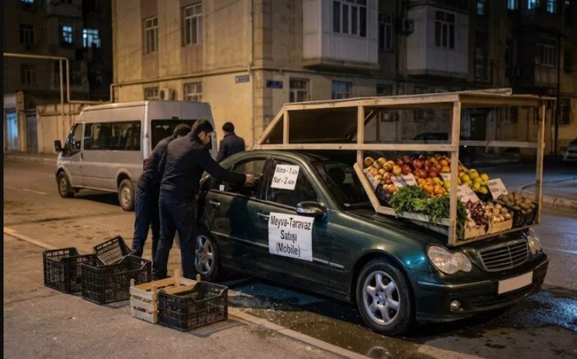 Kənd məhsullarını satıb maşını geri qaytardı - Bakıda ŞOK OĞURLUQ