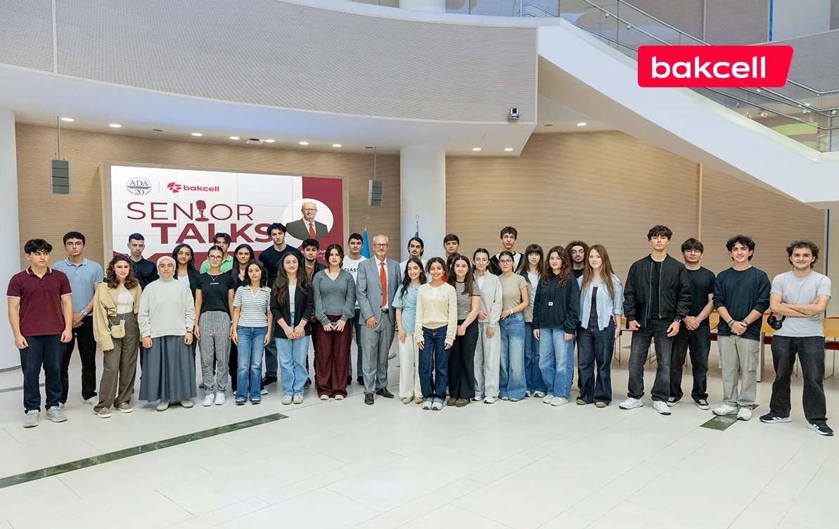 "Bakcell"in baş icraçı direktoru ADA Universitetinin tələbələri ilə görüşüb