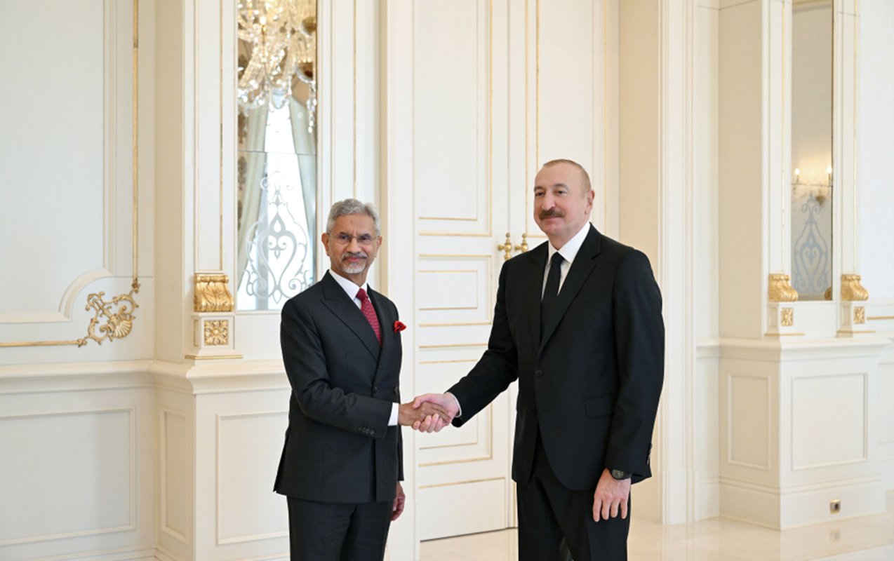 Prezident Hindistanın xarici işlər nazirini qəbul etdi - FOTO