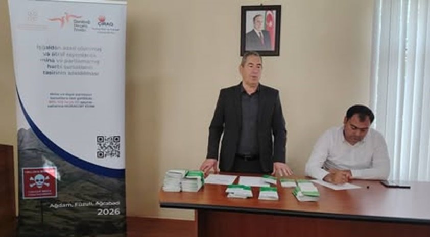 Çıraq Humanitar və İnkişaf” İctimai Birliyi mina təhlükəsinə dair maarifləndirmə layihəsinin yekun tədbirini keçirib