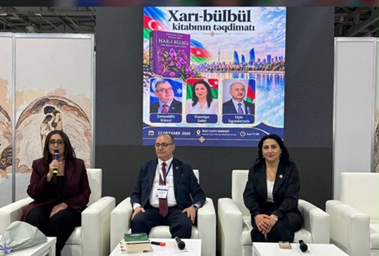Bakı Ekspo Mərkəzində 12-ci Beynəlxalq Kitab Festivalı çərçivəsində “Xarı-bülbül” antologiyasının təqdimatı keçirilib
