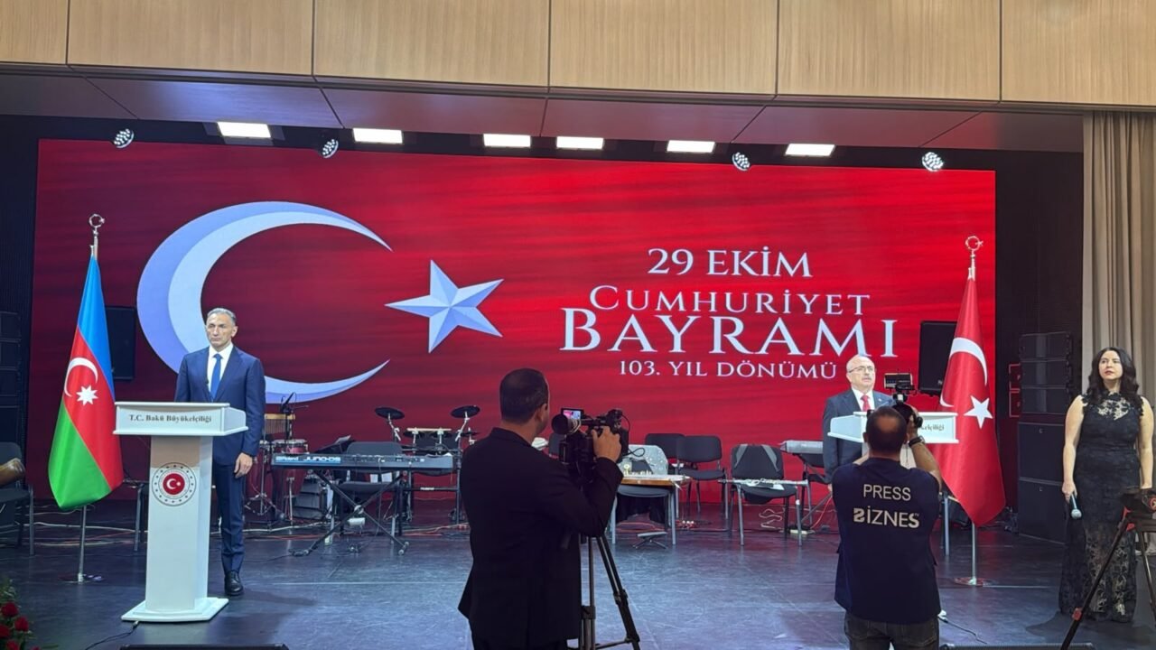 Türkiyənin Cümhuriyyət Bayramı Bakıda qeyd olunub