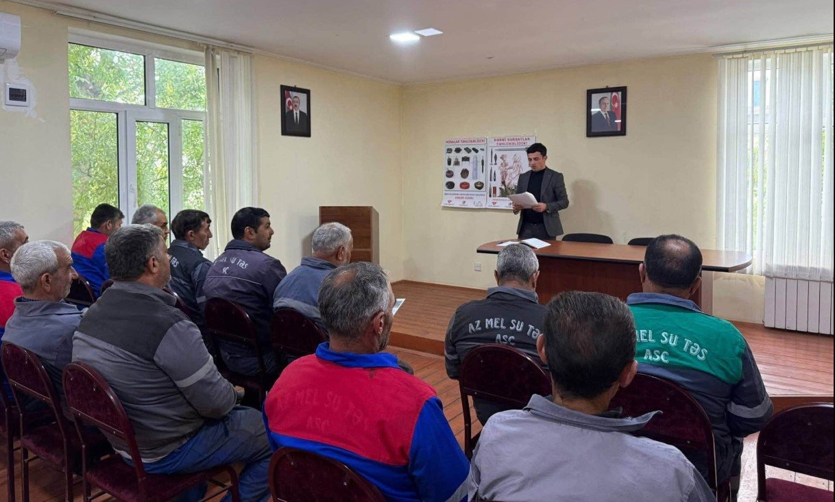 Ağdamda SMSİİ işçiləri üçün hər gün mina təhlükəsizliyi barədə təlimatlar keçirilir